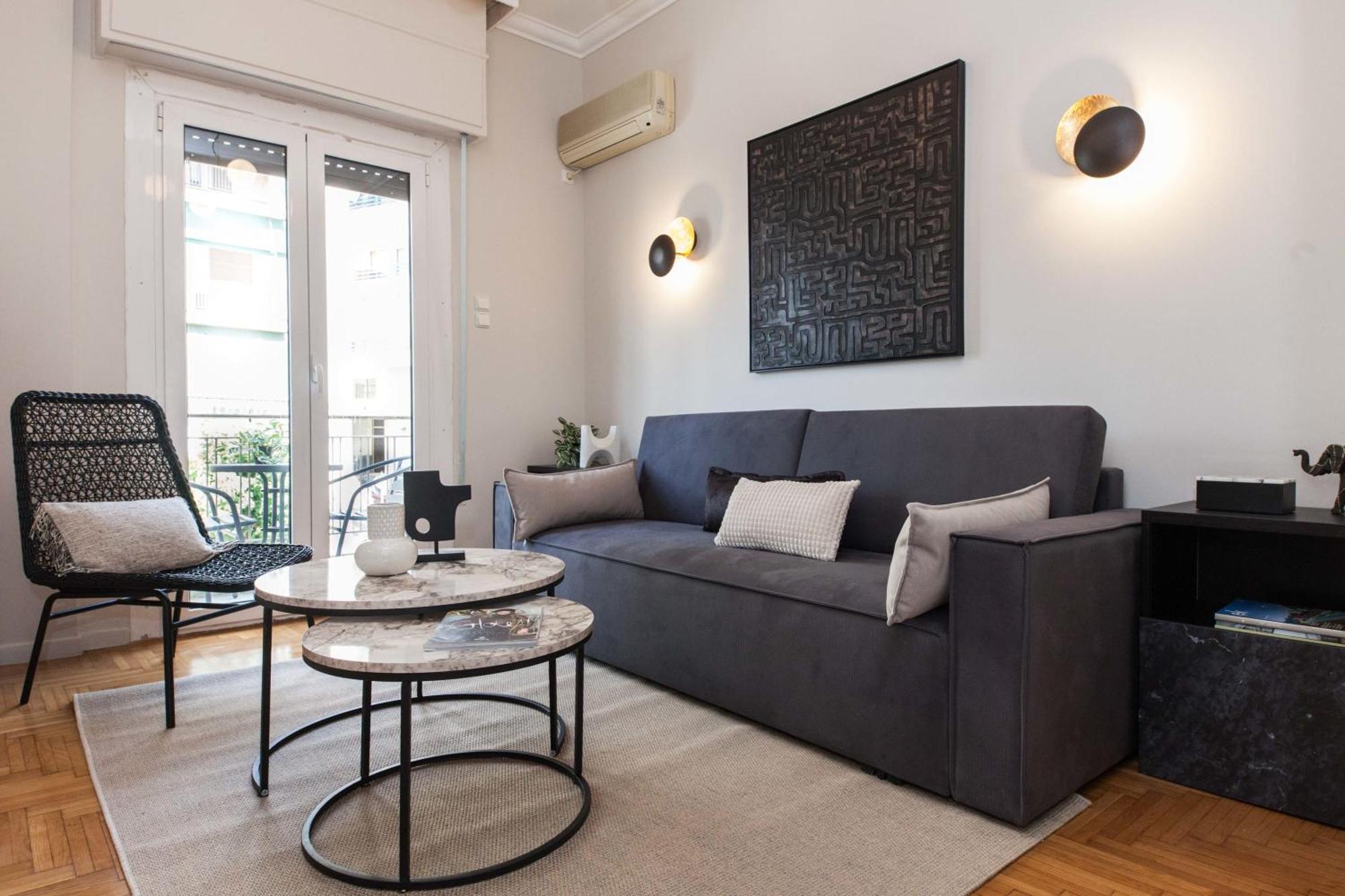 Apartment Fashionable 2 Bd In Ano Kipseli With Balcony
